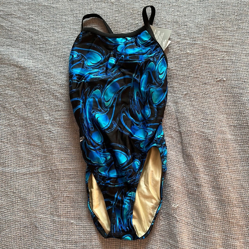 Blue Speedo Swimsuit size 8 / 34